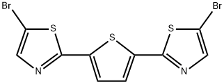 2,5-BIS(5-BROMOTHIAZOL-2-YL)THIOPHENE, 224453-08-1, 结构式