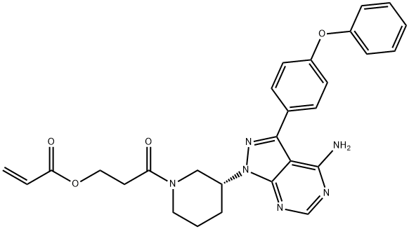 依鲁替尼杂质24,2244619-11-0,结构式