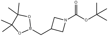 TERT-BUTYL 3-[(TETRAMETHYL-1,3,2-DIOXABOROLAN-2-YL)METHYL]AZETIDINE-1-CARBOXYLATE, 2244699-82-7, 结构式