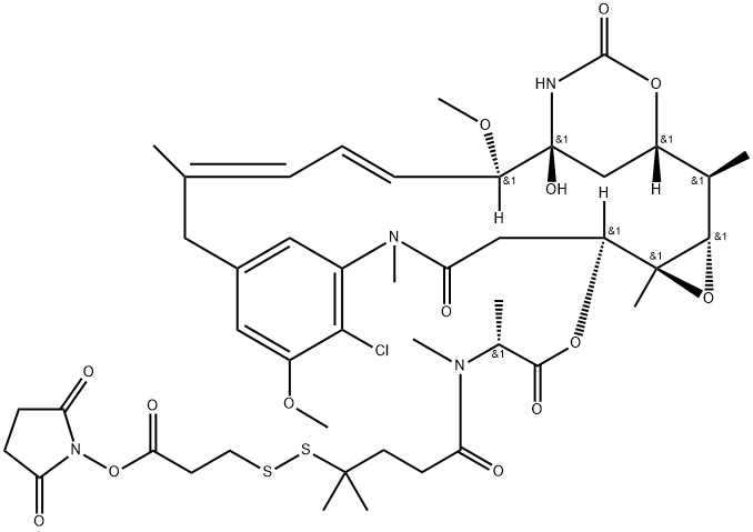 DM4-SPDP, 2245698-48-8, 结构式