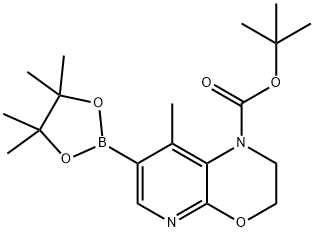 2246363-82-4 1H-Pyrido[2,3-b][1,4]oxazine-1-carboxylic acid, 2,3-dihydro-8-methyl-7-(4,4,5,5-tetramethyl-1,3,2-dioxaborolan-2-yl)-, 1,1-dimethylethyl ester