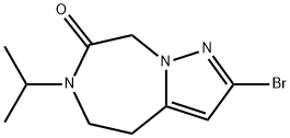 2-Bromo-6-isopropyl-5,8-dihydro-4H-pyrazolo[1,5-d][1,4]diazepin-7-one|2-溴-6-异丙基-5,8-二氢吡唑并[1,5-D][1,4]二氮杂卓-7-酮