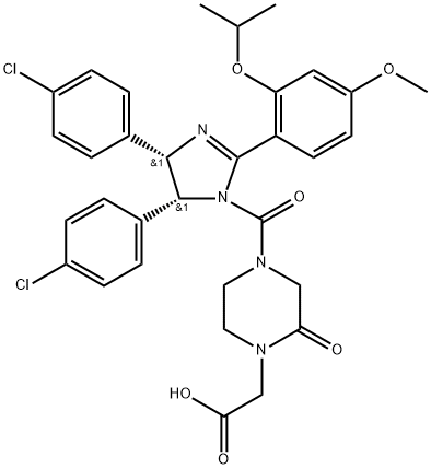 Nutlin carboxylic acid Structure