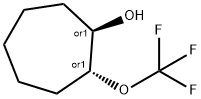 (1R,2R)-2-(trifluoromethoxy)cycloheptan-1-ol Struktur