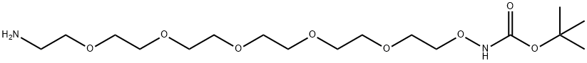 Boc-Aminooxy-PEG5-amine,2250216-94-3,结构式