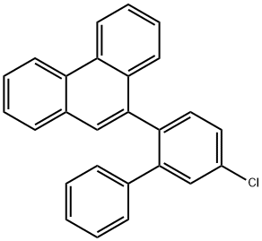 Phenanthrene, 9-(5-chloro[1,1'-biphenyl]-2-yl)- Structure