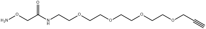 Aminooxy-amido-PEG4-propargyl, 2253965-03-4, 结构式