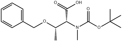 Boc-N-Me-D-Thr(Bzl)-OH Structure