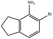 5-溴-2,3-二氢-1H-茚-4-胺,2260959-47-3,结构式