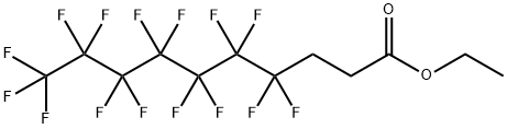 Decanoic acid, 4,4,5,5,6,6,7,7,8,8,9,9,10,10,10-pentadecafluoro-, ethyl ester Structure