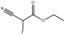 Acetic acid, 2-cyano-2-fluoro-, ethyl ester Structure