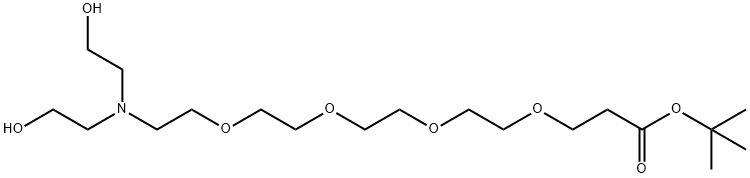 N,N-Diethanol amine-PEG4-Boc Structure