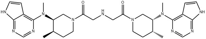 2280085-84-7 Ethanone, 2,2'-iminobis[1-[(3R,4R)-4-methyl-3-(methyl-7H-pyrrolo[2,3-d]pyrimidin-4-ylamino)-1-piperidinyl]-