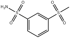 3-甲磺酰基苯-1-磺酰胺, 22821-83-6, 结构式