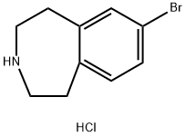 7-溴-2,3,4,5-四氢-1H-苯并[D]氮杂盐酸盐, 2287316-81-6, 结构式