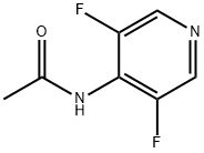 N-(3,5-Difluoropyridin-4-yl)acetamide 结构式