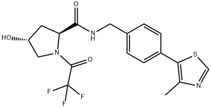 Fluorinated VHL spy molecule 3 Structure