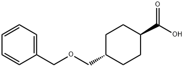 反式-4-(苄氧基)甲基)环己烷羧酸,2304449-48-5,结构式