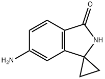 6'-Aminospiro[cyclopropane-1,1'-isoindolin]-3'-one Struktur