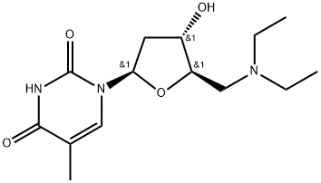 5'-Deoxy-5'-N,N-diethylamino thymidine Structure