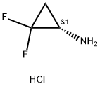 Cyclopropanamine, 2,2-difluoro-, hydrochloride (1:1), (1S)- Struktur