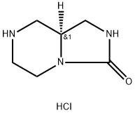 Imidazo[1,5-a]pyrazin-3(2H)-one, hexahydro-, hydrochloride (1:1), (8aS)- Structure