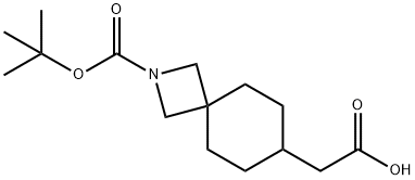 2-(2-(叔丁氧羰基)-2-氮杂螺[3.5]壬-7-基)乙酸, 2306261-01-6, 结构式