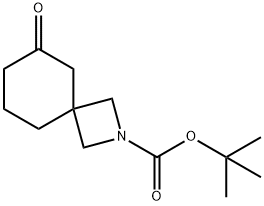 6-氧代-2-氮杂螺[3.5]壬烷-2-羧酸叔丁酯 结构式