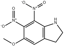 5-methoxy-6,7-dinitro-indoline Structure