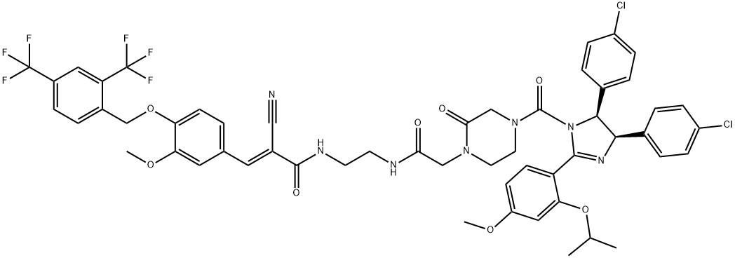 PROTAC ERRα Degrader-1, 2306388-84-9, 结构式