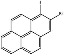 2-溴-1-碘芘, 2307445-24-3, 结构式