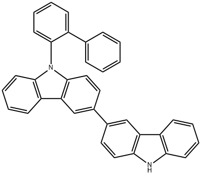 9-[1,1′-联苯]-2-基-3,3′-联-9H-咔唑,2310245-06-6,结构式