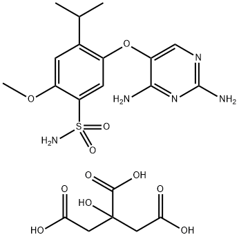 枸橼酸吉法匹坦 结构式