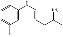 1H-Indole-3-ethanamine, 4-fluoro-α-methyl- Structure