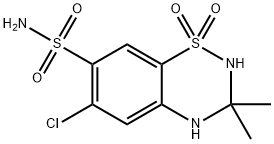 氢氯噻嗪杂质Q 结构式