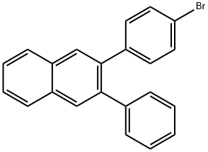 Naphthalene, 2-(4-bromophenyl)-3-phenyl- Struktur