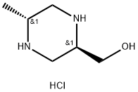 2-Piperazinemethanol, 5-methyl-, (2R,5R)-    di2-Piperazinemethanol, 5-methyl-, (2R,5R)-    dihydrochloridehydrochloride Structure