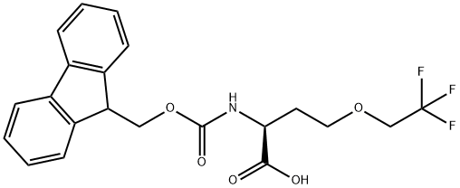 (2S)-2-{((9H-fluoren-9-ylmethoxy)carbonyl)amino}-4-(2,2,2-tr,2349544-98-3,结构式