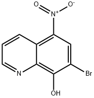 8-Quinolinol, 7-bromo-5-nitro- Structure
