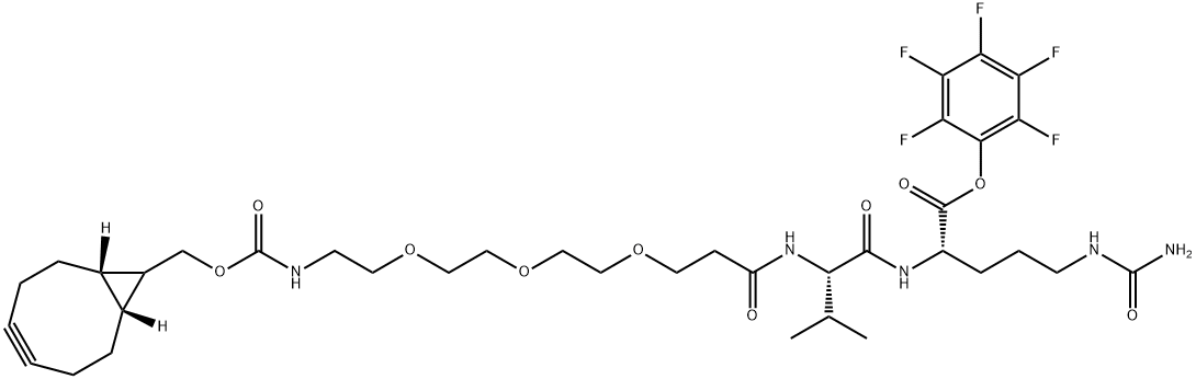 BCN-PEG3-VC-PFP ester, 2353409-45-5, 结构式
