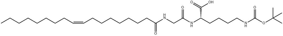 N'-Boc-N-(Gly-Oleoyl)-Lys Structure