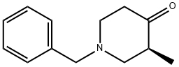 4-Piperidinone, 3-methyl-1-(phenylmethyl)-, (3S)- Structure