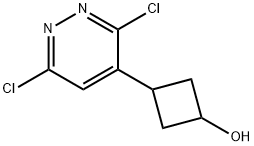 Cyclobutanol, 3-(3,6-dichloro-4-pyridazinyl)- Struktur