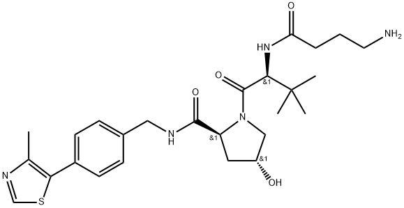 VH032-C3-NH2, 2361119-88-0, 结构式