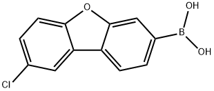 Boronic acid, B-(8-chloro-3-dibenzofuranyl)- Structure