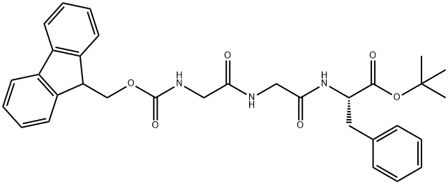 Fmoc-Gly-Gly-Phe-OtBu, 236426-37-2, 结构式