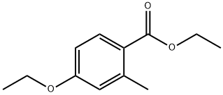 ethyl 4-ethoxy-2-methylbenzoate 结构式