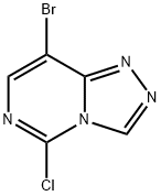 1,2,4-Triazolo[4,3-c]pyrimidine, 8-bromo-5-chloro- Structure