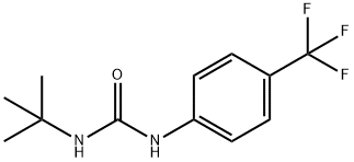 Urea, N-(1,1-dimethylethyl)-N'-[4-(trifluoromethyl)phenyl]- Struktur