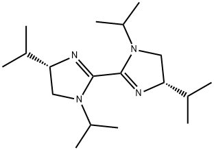 2,2'-Bi-1H-imidazole, 4,4',5,5'-tetrahydro-1,1',4,4'-tetrakis(1-methylethyl)-, (4S,4'S)- Struktur